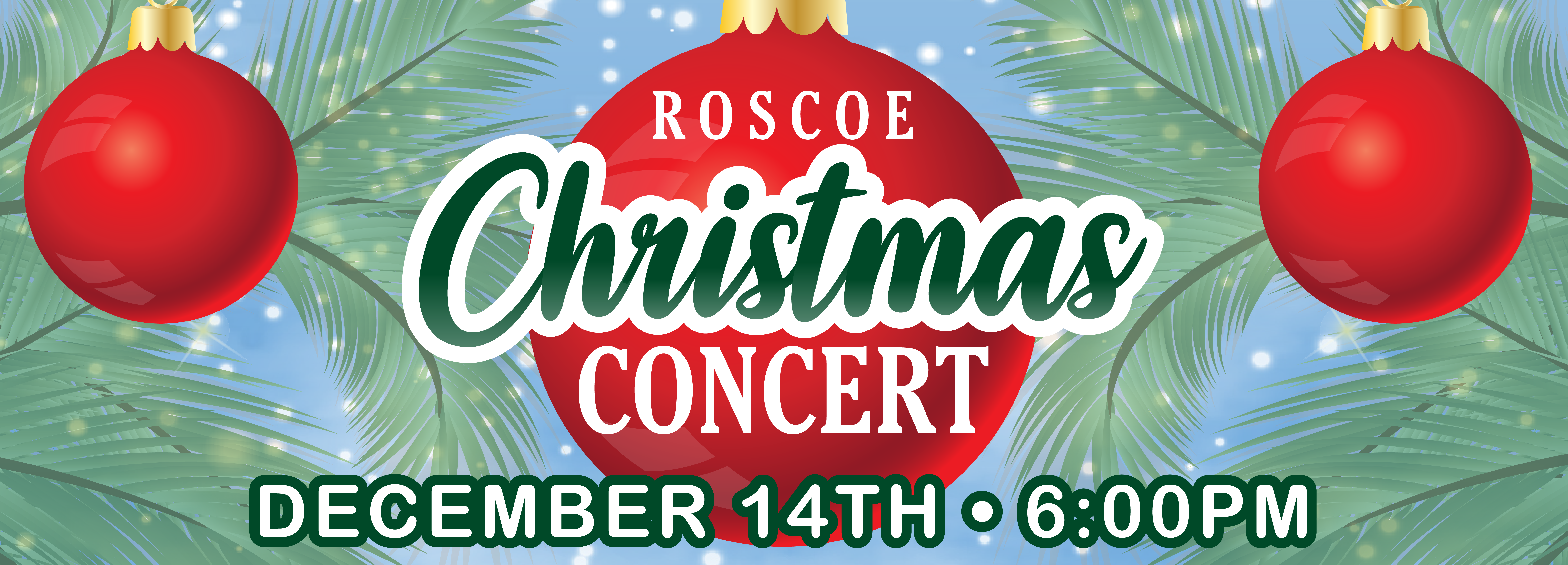 christmas concert banner
