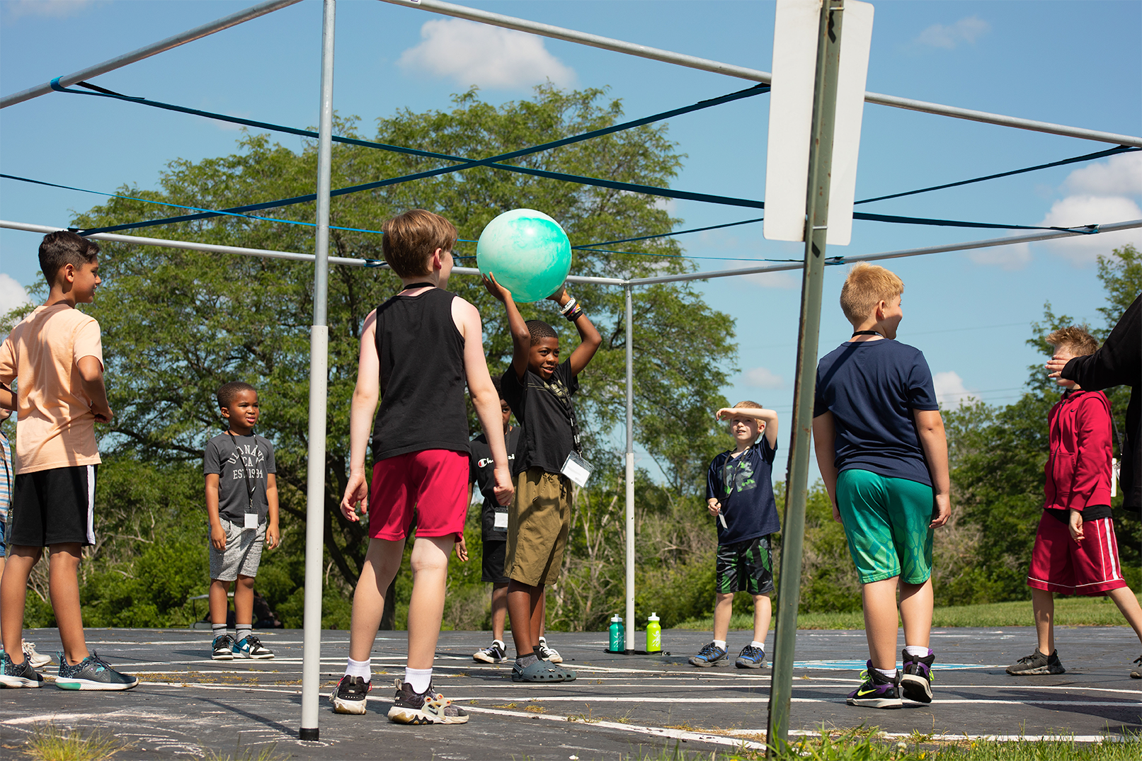 fuse kids camp 9 square game
